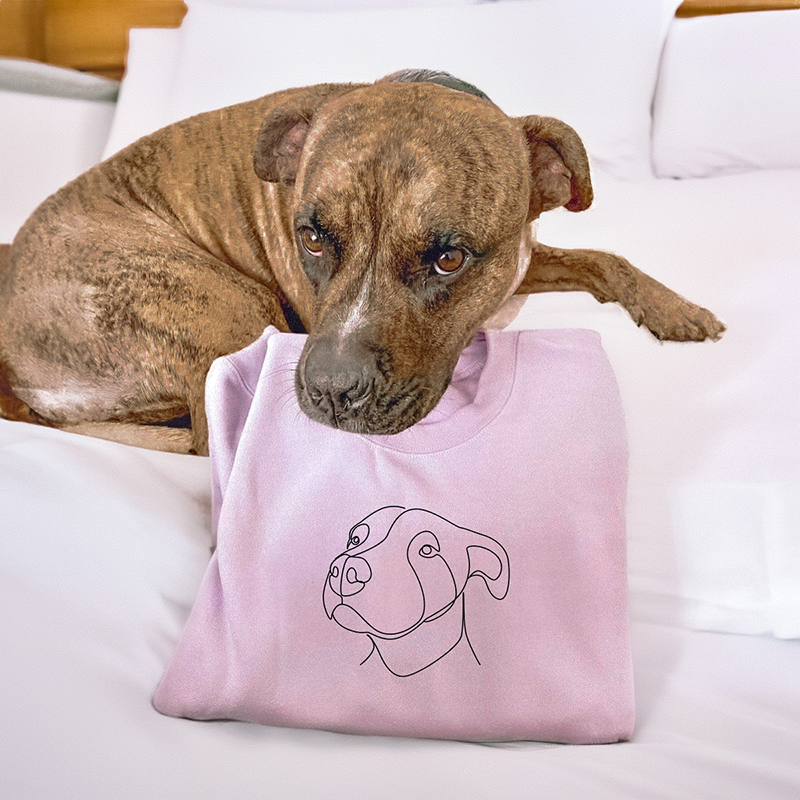 Felpa con cappuccio ricamata personalizzata, regalo per animali domestici