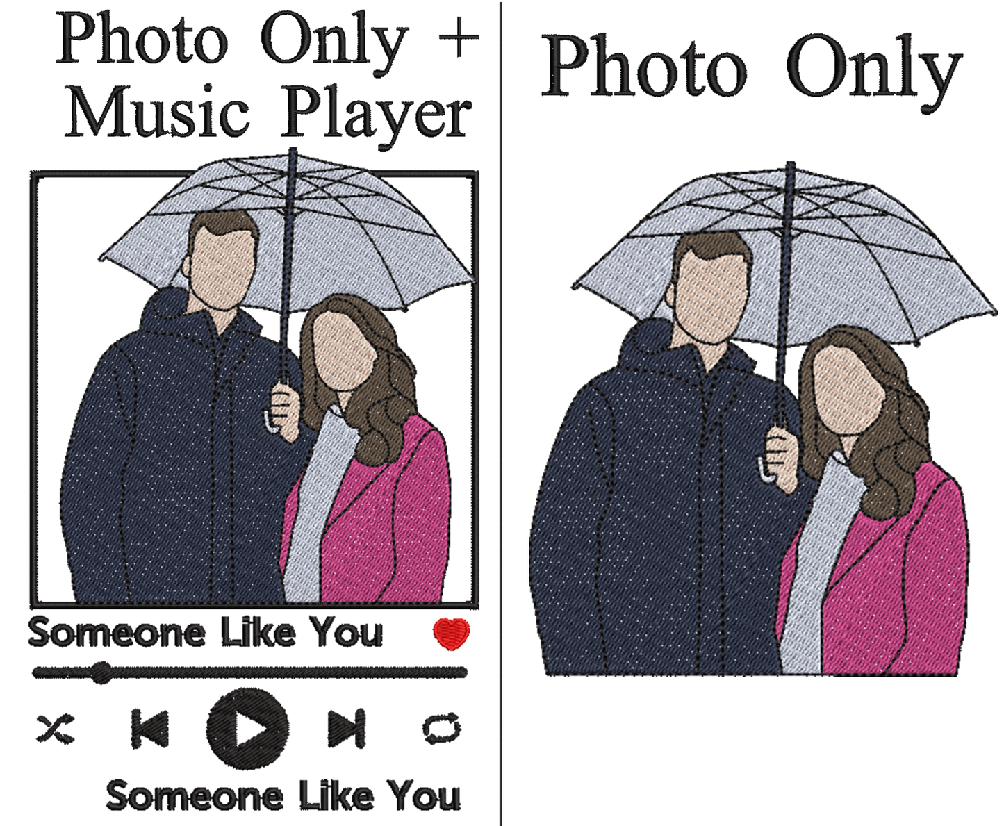 Coppia personalizzata - Disegno di famiglia su una linea, regalo personalizzato per San Valentino, regalo per anniversario di matrimonio