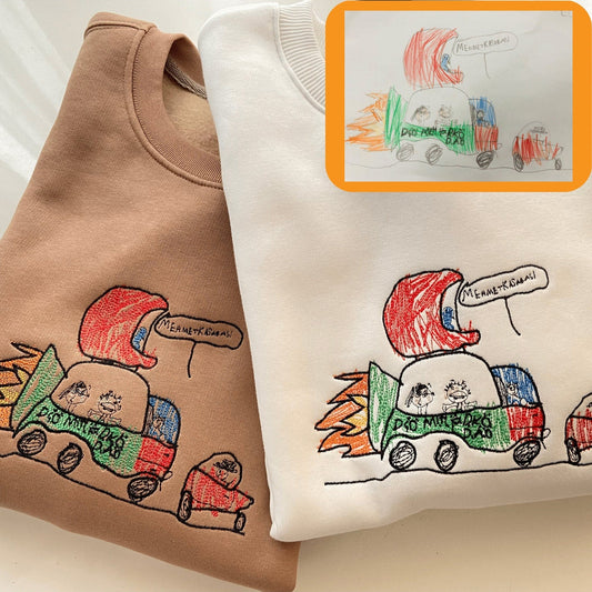 Felpa Con Cappuccio E Maglietta Con Foto Personalizzata Per Bambini Ricamata Come Regalo Unico E Speciale Per Mamme, Papà, Zie E Sorelle