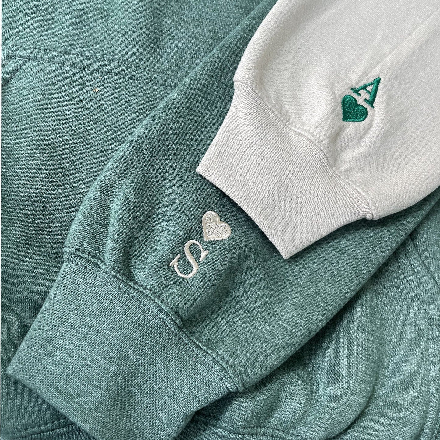 Felpa personalizzata con ritratto ricamato da foto, felpe ricamate per coppie, regalo personalizzato per coppia, regalo di Natale per coppia