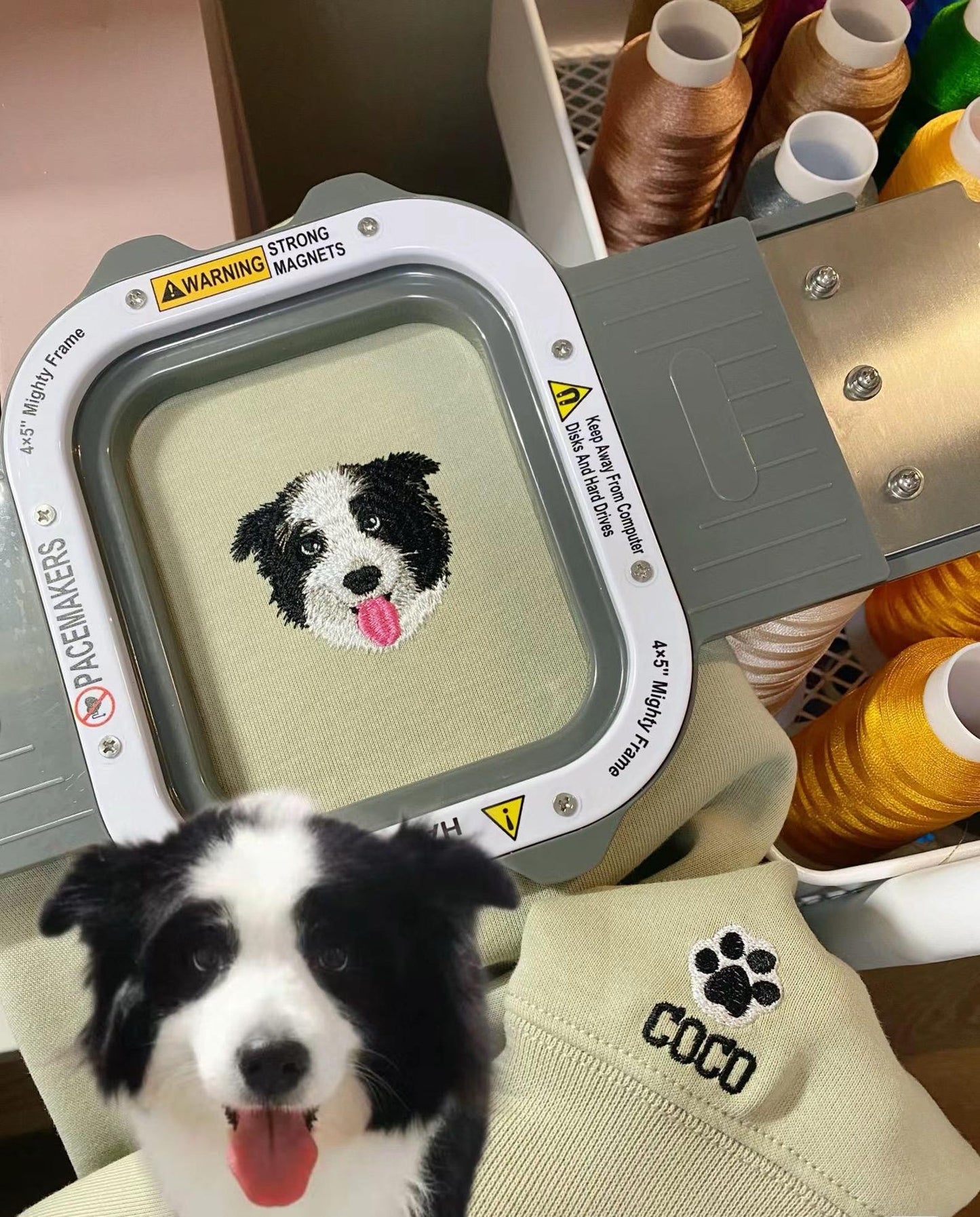 Felpa personalizzata con ritratto di cane ricamato, felpa con cappuccio personalizzata per animali domestici, felpa personalizzata per animali domestici con volto di animale domestico ricamato