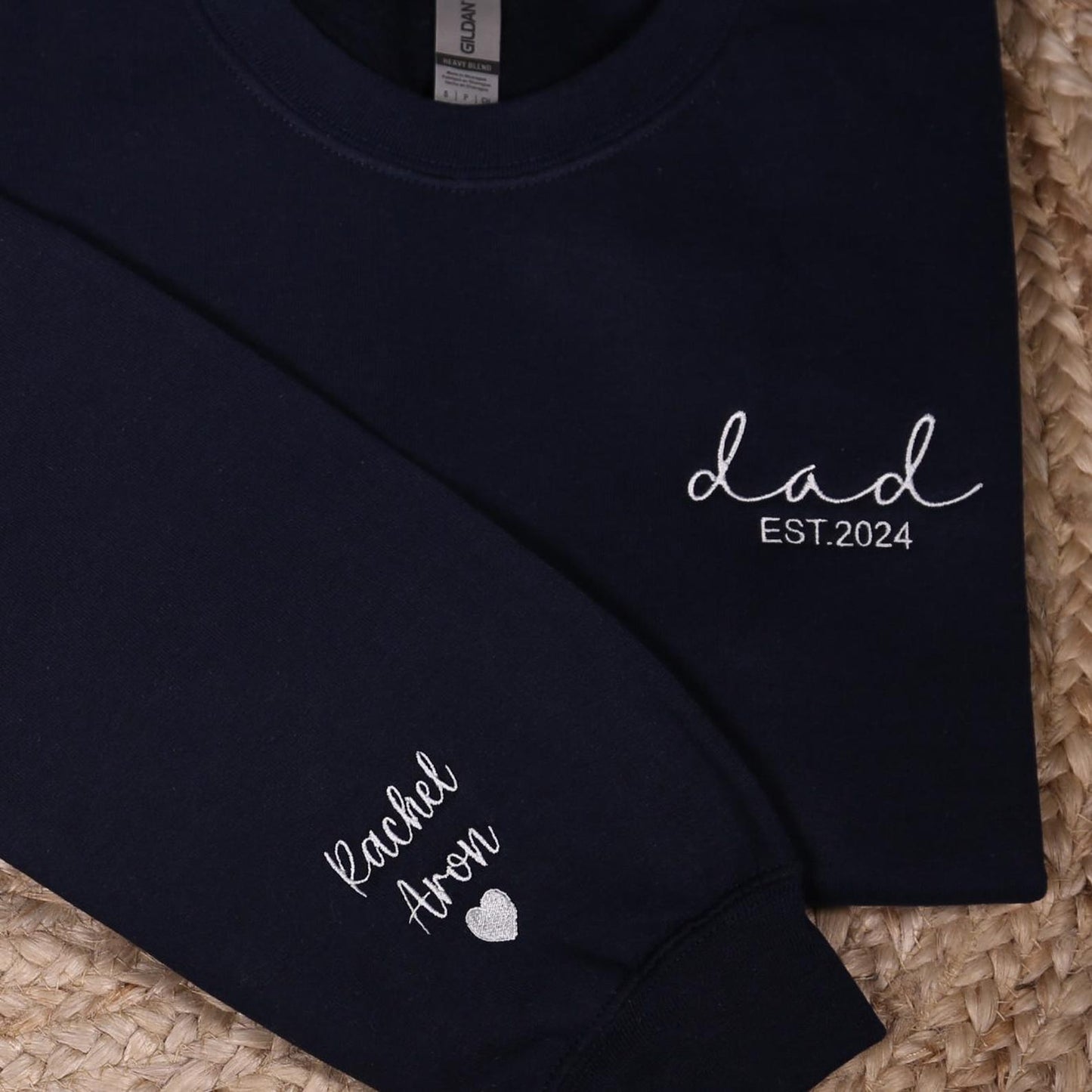 Felpa Personalizzata Con Ricamo Per Mamma E Papà, Felpa Con Cappuccio Personalizzata Per Mamma E Papà Con Nome Ons Eve, Completo Per Baby Shower, Regali Per Neomamme E Papà