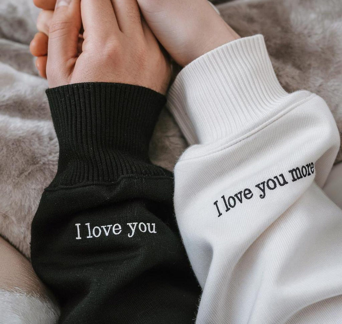 Felpa con cappuccio o girocollo ricamata personalizzata, regalo di coppia per anniversario, fidanzato/a LGBTQ, compleanno, matrimonio, felpe abbinate, regalo per lei