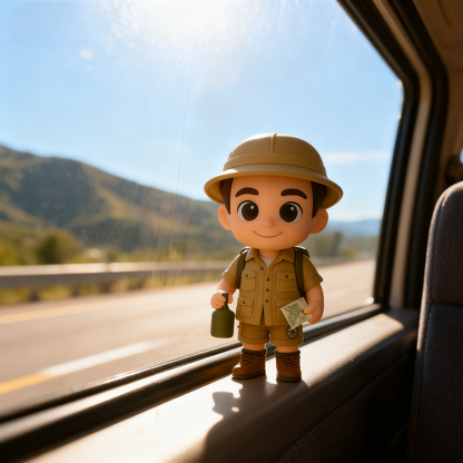 Action figure 3D personalizzata da foto, statuetta di esploratore personalizzata | Mini figure 3D personalizzata da regalare