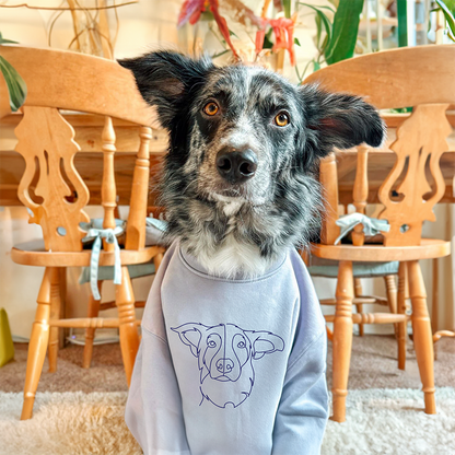 Felpa con cappuccio ricamata personalizzata, regalo per animali domestici
