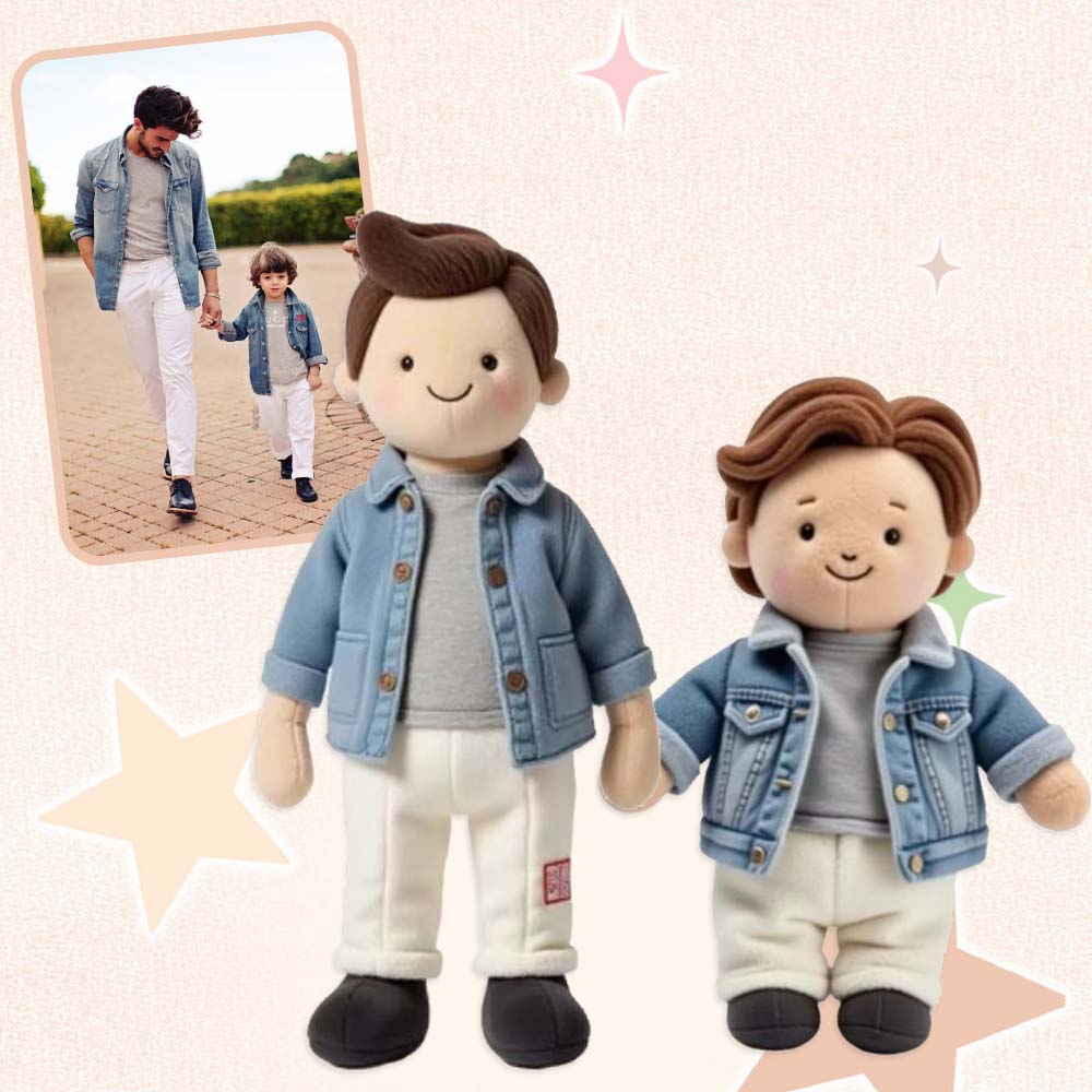 Portachiavi/cuscino di peluche 3D personalizzato con foto della sorella, regalo per sorella