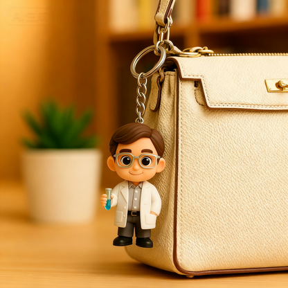 Portachiavi personalizzato con figura 3D da foto, portachiavi personalizzato per studenti, regalo per bambini