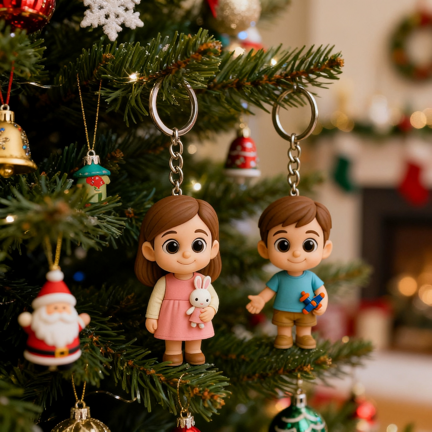 Portachiavi personalizzato con figura 3D da foto, portachiavi personalizzato per fotografi, regalo per gli amanti della fotografia