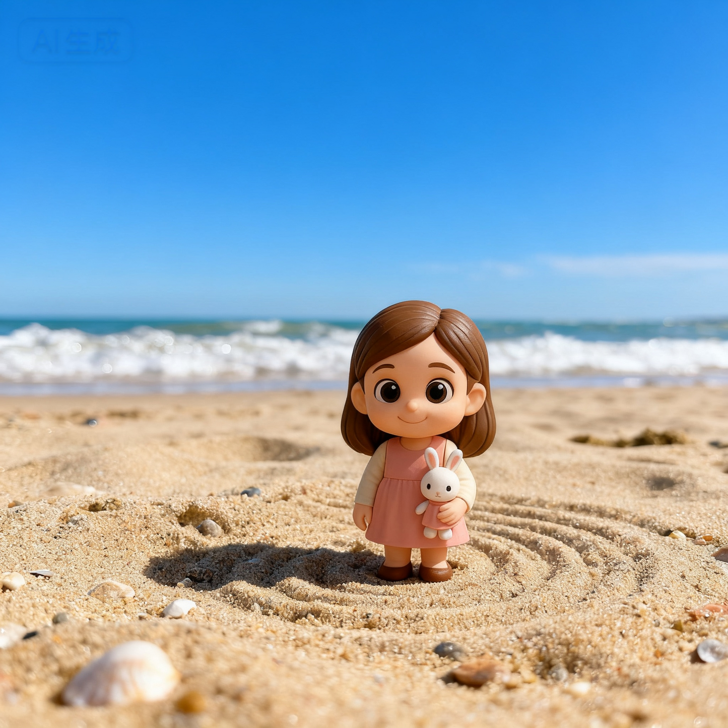 Action figure 3D personalizzata da foto – Figurina personalizzata di una ragazza carina | Mini figura 3D personalizzata come regalo per bambini