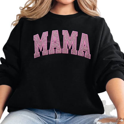 Felpa con ricamo glitterato per mamma, siamo un pullover alla moda, regalo per lei