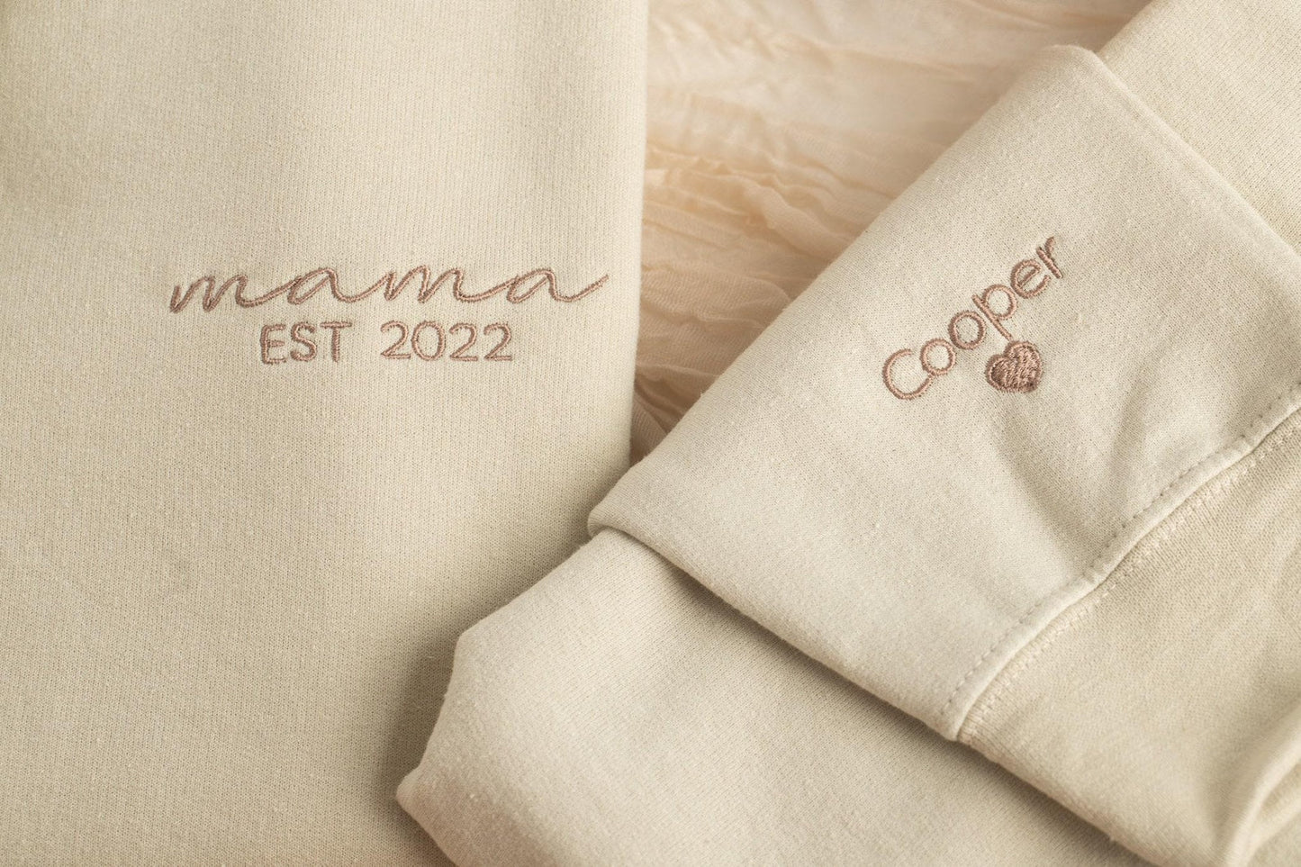 Felpa Personalizzata Ricamata Per Papà, Felpa Personalizzata Per Mamma, Felpa Personalizzata Per Mamma E Papà, Felpe Abbinate Per Mamma E Papà