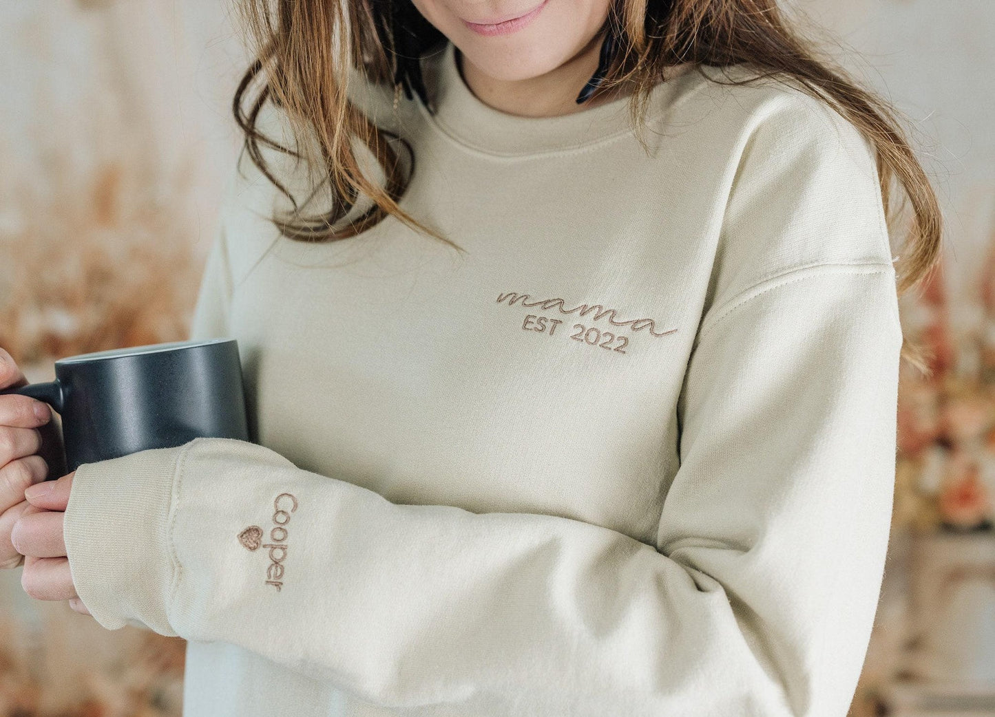 Felpa Personalizzata Ricamata Per Papà, Felpa Personalizzata Per Mamma, Felpa Personalizzata Per Mamma E Papà, Felpe Abbinate Per Mamma E Papà