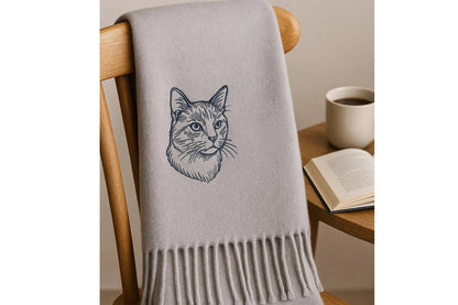 Fai ricamare il tuo animale domestico! Una sciarpa personalizzata unica è il regalo perfetto.